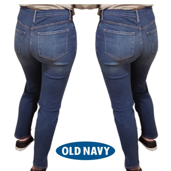 New Old Navy High-Waisted Button-Fly Rockstar Jean - Picture 2 of 9
